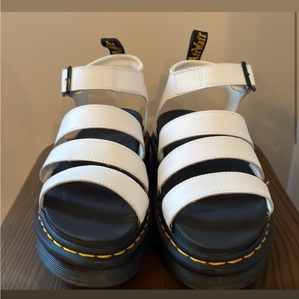 SOLD White Blair Doc Marten sandals